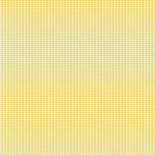 Fabric Editions Yellow Gingham Cotton Fabric